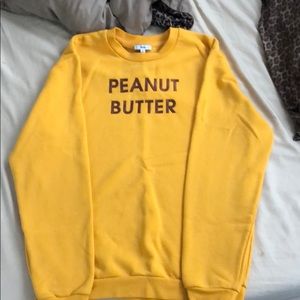 Peanut butter sweatshirt